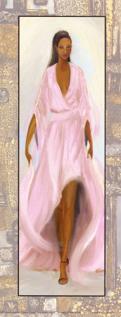 Ebony In Pink by Jessica Maybank Pricing Limited Edition Print image