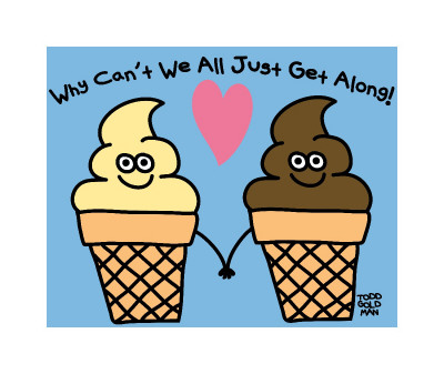 Get Along Ice Cream by Todd Goldman Pricing Limited Edition Print image
