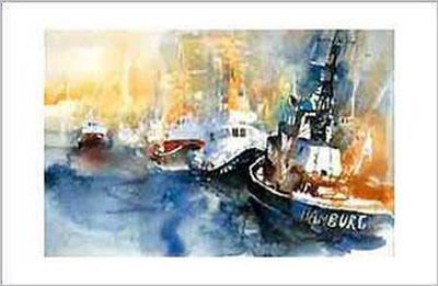 Schlepper, Hamburg by Bernhard Vogel Pricing Limited Edition Print image