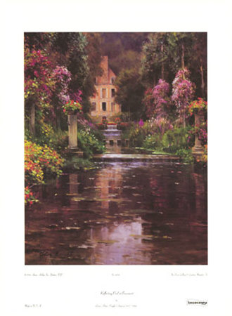 Reflecting Pool At Beaumont by Louis Aston Knight Pricing Limited Edition Print image