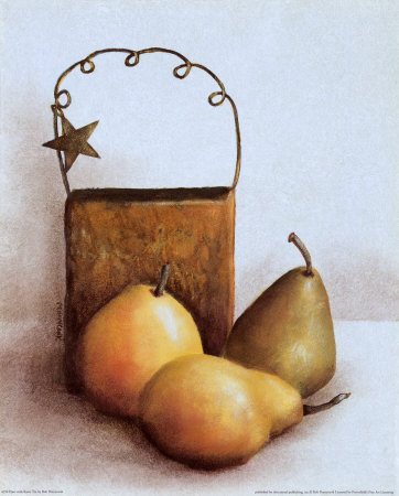 Pears With Rusty Tin by Bob Pennycook Pricing Limited Edition Print image