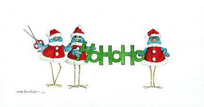 Ho-Ho-Ho by Carolyn Shores-Wright Pricing Limited Edition Print image