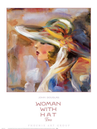 Woman With Hat Ii by John Douglas Pricing Limited Edition Print image