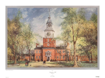 Independence Hall, Pennsylvania by Joseph C. Claghorn Pricing Limited Edition Print image