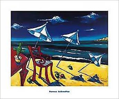 One Red Apple In The Sand by Roman Schmelter Pricing Limited Edition Print image