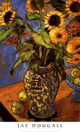 Sunflowers by Jae Dougall Pricing Limited Edition Print image