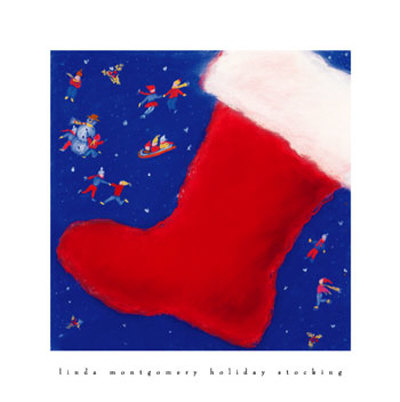 Holiday Stocking by Linda Montgomery Pricing Limited Edition Print image