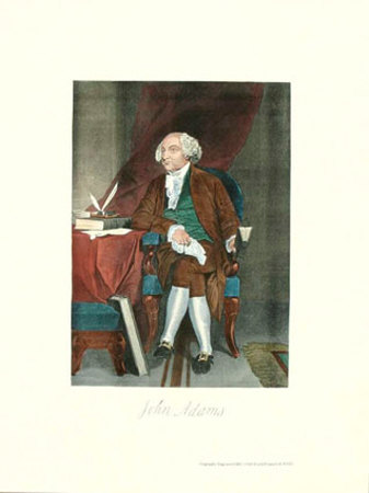 John Adams by Alonzo Chappel Pricing Limited Edition Print image