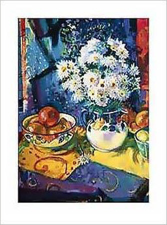 Flowers &  Fruitinbowl-B9 by Peter Graham Pricing Limited Edition Print image