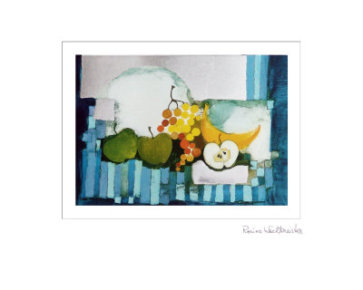 Still Life W/Green Apples by Rosina Wachtmeister Pricing Limited Edition Print image