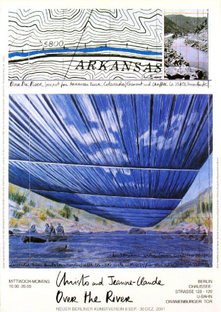 Over The River From Underneath by Christo Pricing Limited Edition Print image