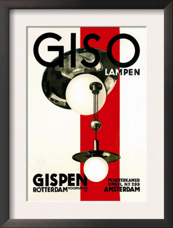 Giso Lamps by Wilhelm H. Gispen Pricing Limited Edition Print image