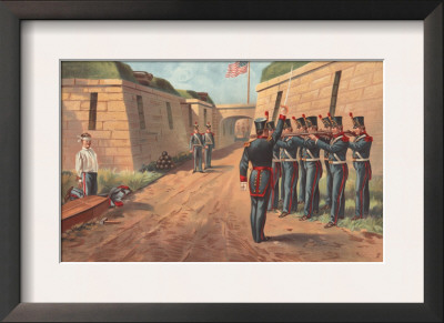 Officers And Private Of The Marines, 1830 by Werner Pricing Limited Edition Print image