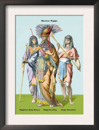 Egyptian Staff Bearers, Egyptian King by Richard Brown Pricing Limited Edition Print image
