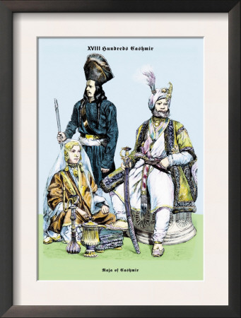 Raja Of Cashmir, 19Th Century by Richard Brown Pricing Limited Edition Print image