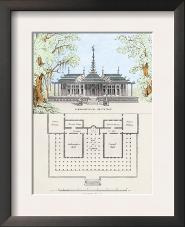 Burmese Palatial Hall Of Assembly by Richard Brown Pricing Limited Edition Print image