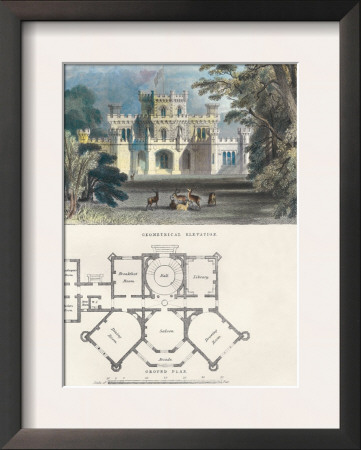 Plantagenet Castle, Edward Iii Style by Richard Brown Pricing Limited Edition Print image