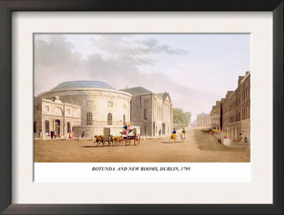 Rotunda And New Rooms, Dublin, 1795 by James Malton Pricing Limited Edition Print image