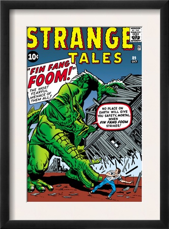 Journey Into Mystery #62 Cover: Fin Fang Foom by Jack Kirby Pricing Limited Edition Print image