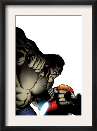 Ultimate Human #3 Cover: Hulk And Iron Man by Cary Nord Pricing Limited Edition Print image