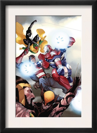 The Mighty Avengers #32 Cover: Iron Patriot by Khoi Pham Pricing Limited Edition Print image