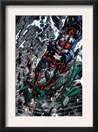 Dark Avengers #4 Cover: Dr. Doom And Iron Patriot by Mike Deodato Jr. Pricing Limited Edition Print image
