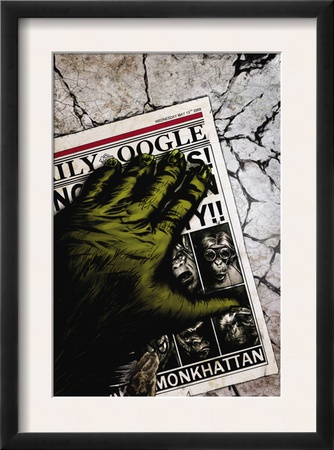 Marvel Apes: Grunt Line #1 Cover: Speedball by John Watson Pricing Limited Edition Print image