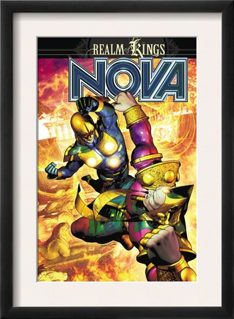 Nova #34 Cover: Nova And Sphinx by Brandon Peterson Pricing Limited Edition Print image