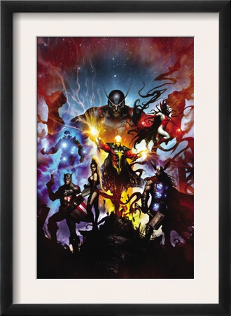 Realm Of Kings #1 Cover: Quasar by Clint Langley Pricing Limited Edition Print image