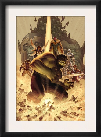 What If? Wolrd War Hulk #1 Cover: Hulk, Giant Man, Wasp, Vision And Silver Surfer by John Romita Jr. Pricing Limited Edition Print image