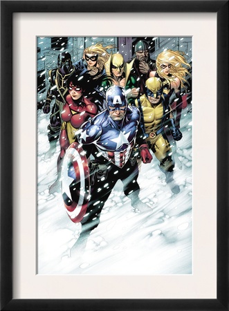 Free Comic Book Day 2009 Avengers #1 Group: Captain America by Jim Cheung Pricing Limited Edition Print image