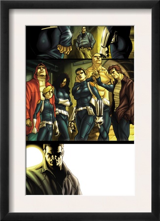 Dark Reign: New Nation #1 Group: Quake, Phobos, Druid, Yo Yo, Hellfire And Stonewall by Carlo Pagulayan Pricing Limited Edition Print image