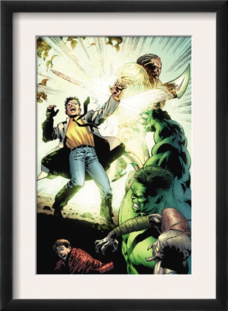 Incredible Hulk #108 Group: Hulk, Banner, Bruce And Red King Fighting by Leonard Kirk Pricing Limited Edition Print image