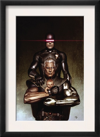 Cable #6 Cover: Cyclops And Cable by Adi Granov Pricing Limited Edition Print image