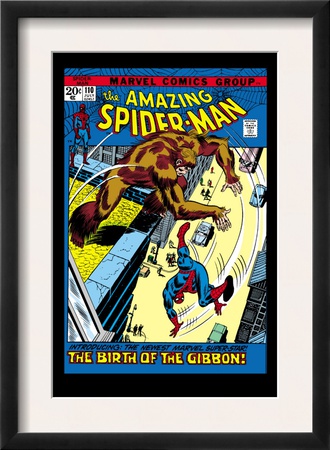 The Amazing Spider-Man #110 Cover: Spider-Man And Gibbon by John Romita Sr. Pricing Limited Edition Print image