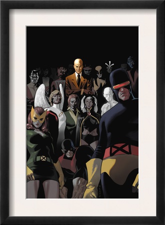 X-Men: Legacy #225 Cover: Cyclops, Marvel Girl, Beast, Angel, Storm And Professor X by Daniel Acuna Pricing Limited Edition Print image