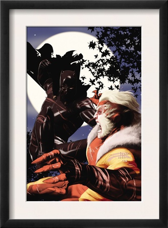 Black Panther #7 Cover: Hulk And Sabretooth by Kaare Andrews Pricing Limited Edition Print image