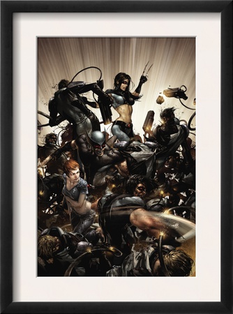 X-Force #2 Cover: X-23, Warpath And Wolverine by Clayton Crain Pricing Limited Edition Print image