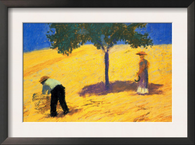 Tree In Cornfield by Auguste Macke Pricing Limited Edition Print image