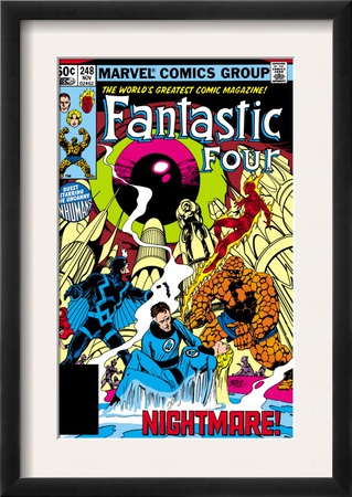 Fantastic Four #248 Cover: Black Bolt by John Byrne Pricing Limited Edition Print image