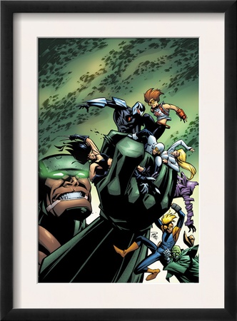 Marvel Team Up #16 Cover: Chronok, Arana, X-23, Speedball, Dagger, Gravity, Sleepwalker And Terror by Paco Medina Pricing Limited Edition Print image