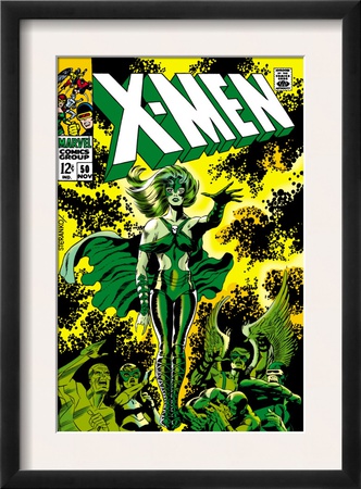 X-Men #51 Cover: Dane, Lorna And X-Men by Jim Steranko Pricing Limited Edition Print image