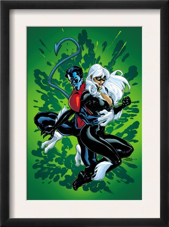 Spider-Man And The Black Cat #5 Cover: Nightcrawler And Black Cat by Terry Dodson Pricing Limited Edition Print image