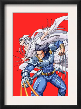 New Mangaverse #2 Cover: Wolverine And Lady Deathstrike Fighting by Tommy Ohtsuka Pricing Limited Edition Print image