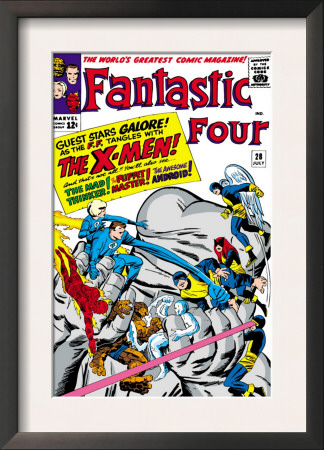 The Fantastic Four #28 Cover: Mr. Fantastic by Jack Kirby Pricing Limited Edition Print image