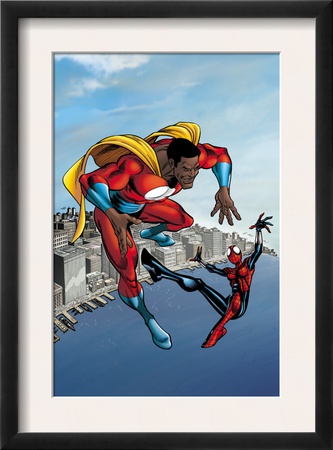 Spider-Girl #95 Cover: Spider-Girl And War Machine by Ron Frenz Pricing Limited Edition Print image