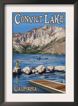 Convict Lake, California Scene, C.2009 by Lantern Press Pricing Limited Edition Print image