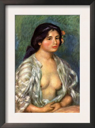 Gabrielle With Open Blouse by Pierre-Auguste Renoir Pricing Limited Edition Print image