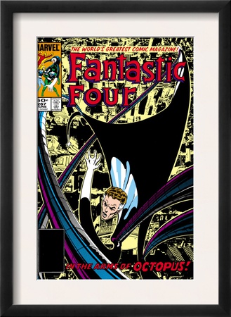 Fantastic Four #267 Cover: Mr. Fantastic And Doctor Octopus Fighting by John Byrne Pricing Limited Edition Print image