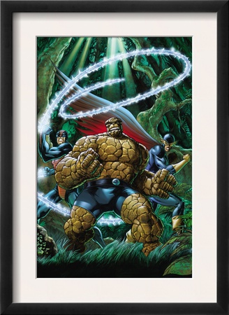 The Thing #2 Cover: Thing, Nighthawk And Constrictor by Andrea Di Vito Pricing Limited Edition Print image